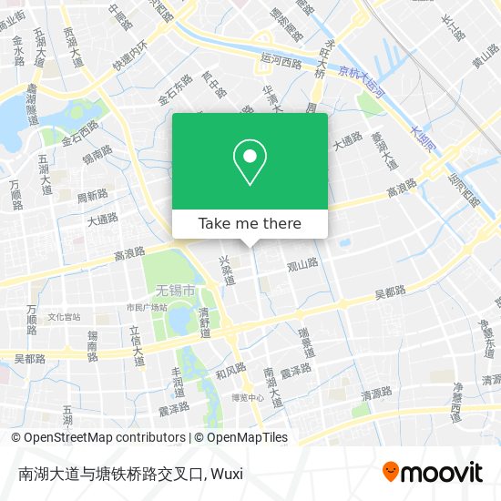 南湖大道与塘铁桥路交叉口 map