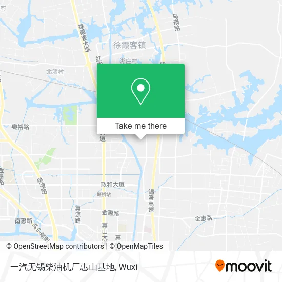 一汽无锡柴油机厂惠山基地 map