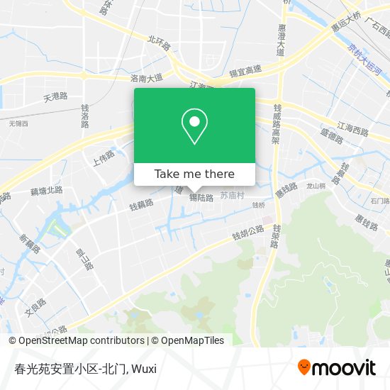 春光苑安置小区-北门 map