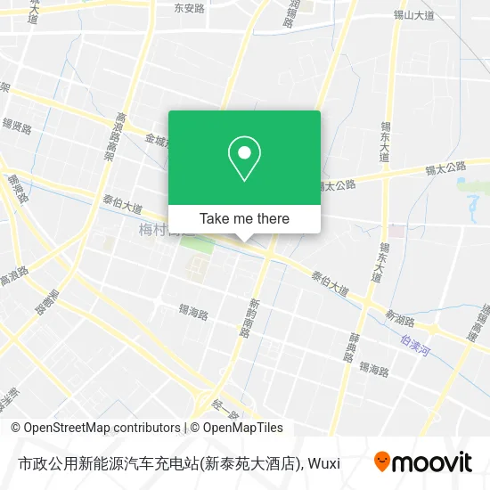 市政公用新能源汽车充电站(新泰苑大酒店) map