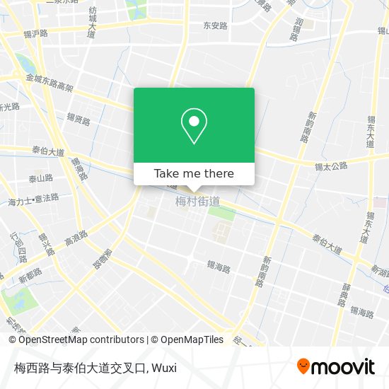 梅西路与泰伯大道交叉口 map