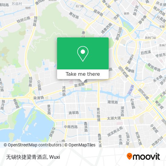 无锡快捷梁青酒店 map
