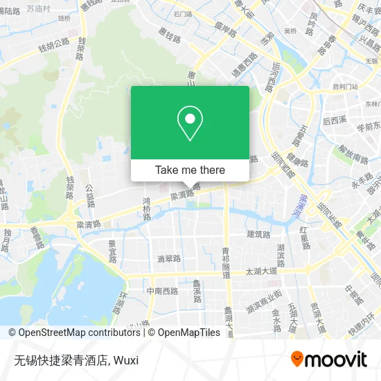 无锡快捷梁青酒店 map