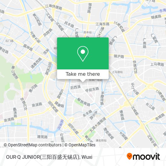 OUR·Q JUNIOR(三阳百盛无锡店) map