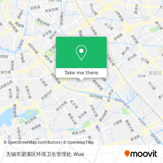 无锡市梁溪区环境卫生管理处 map