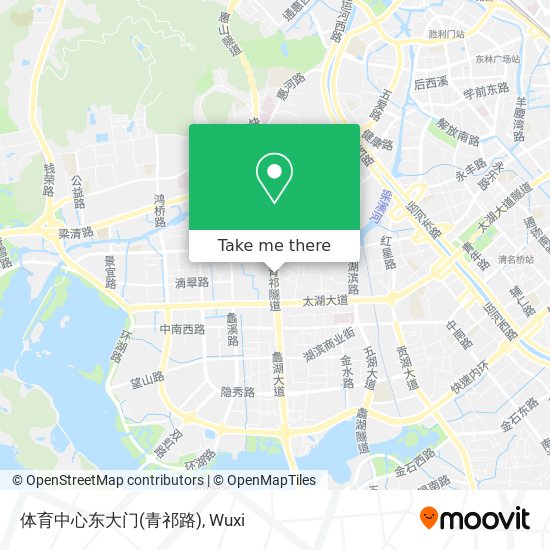 体育中心东大门(青祁路) map