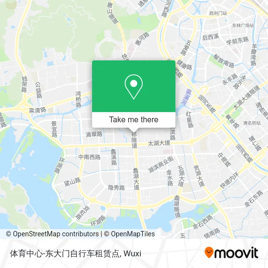 体育中心-东大门自行车租赁点 map