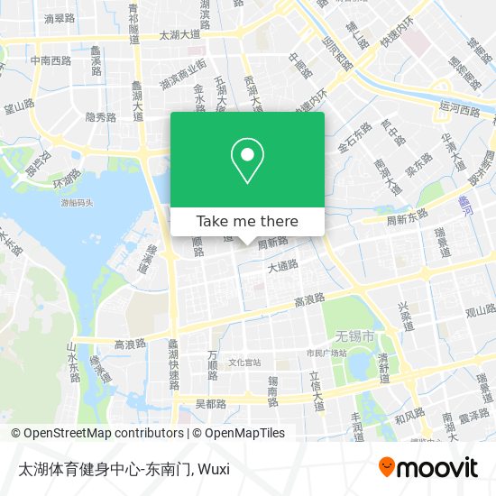 太湖体育健身中心-东南门 map