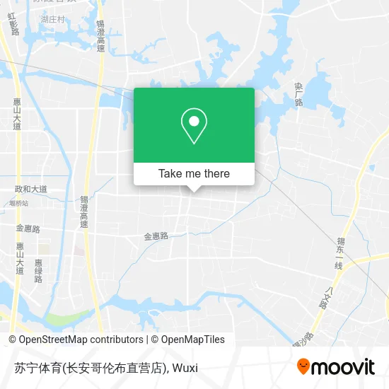 苏宁体育(长安哥伦布直营店) map