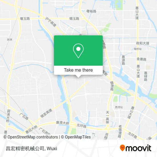 昌宏精密机械公司 map