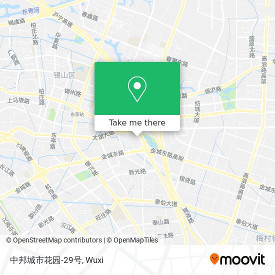 中邦城市花园-29号 map