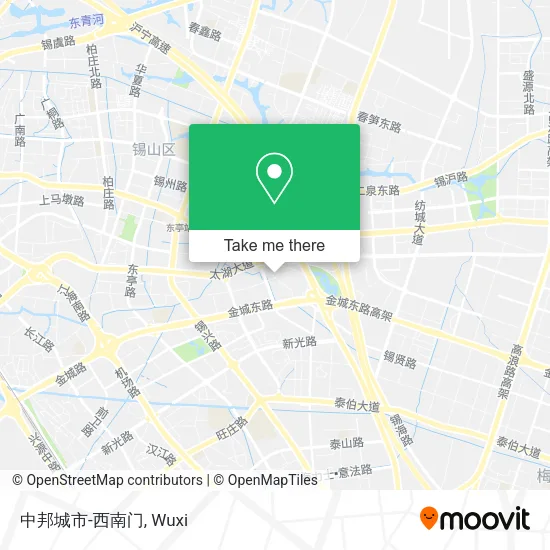 中邦城市-西南门 map