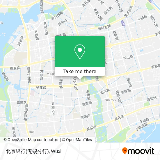 北京银行(无锡分行) map
