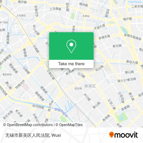 无锡市新吴区人民法院 map