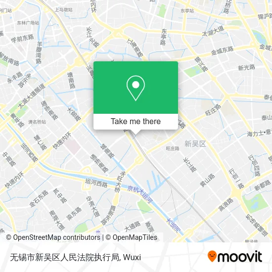 无锡市新吴区人民法院执行局 map
