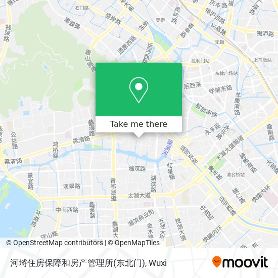 河埓住房保障和房产管理所(东北门) map