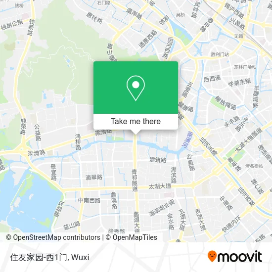 住友家园-西1门 map