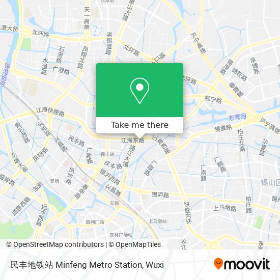 民丰地铁站 Minfeng Metro Station map