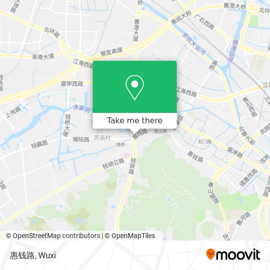 惠钱路 map