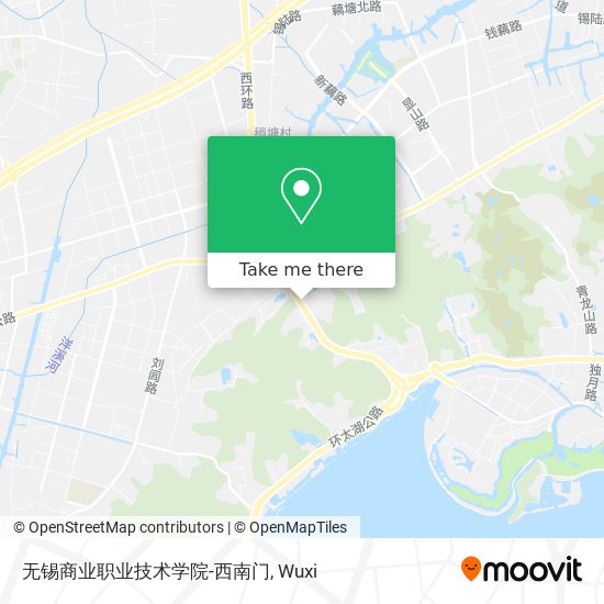 无锡商业职业技术学院-西南门 map