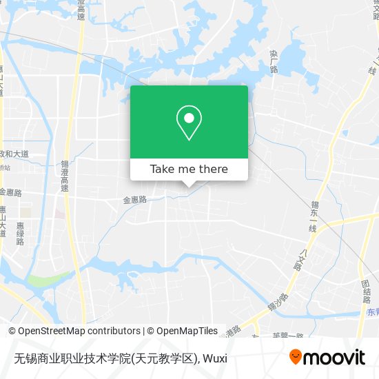 无锡商业职业技术学院(天元教学区) map