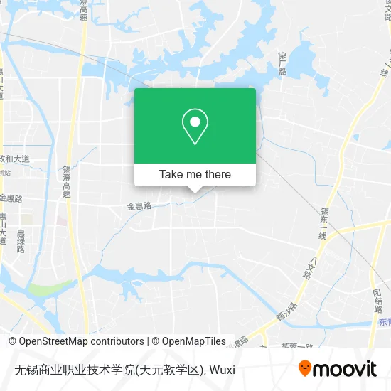 无锡商业职业技术学院(天元教学区) map