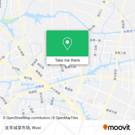 皮革城菜市场 map