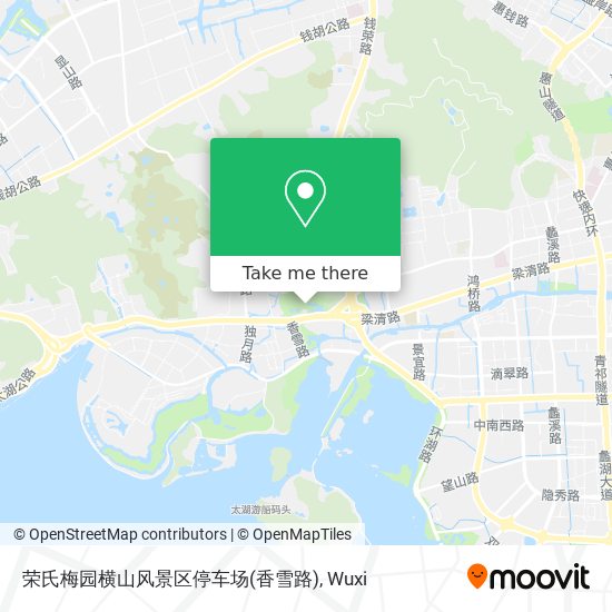荣氏梅园横山风景区停车场(香雪路) map
