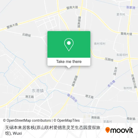 无锡本来居客栈(原山联村爱德意灵芝生态园度假旅馆) map