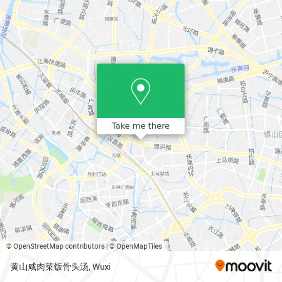 黄山咸肉菜饭骨头汤 map