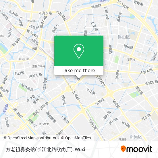 方老祖鼻炎馆(长江北路欧尚店) map