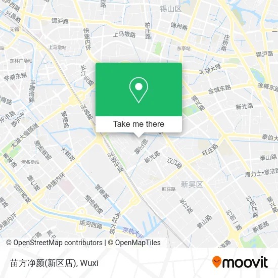 苗方净颜(新区店) map