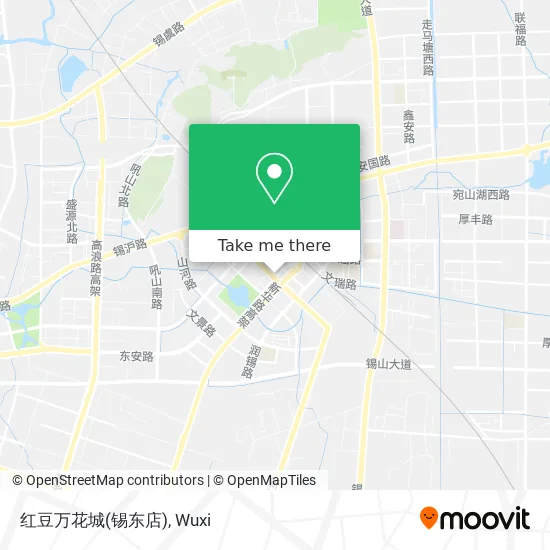 红豆万花城(锡东店) map