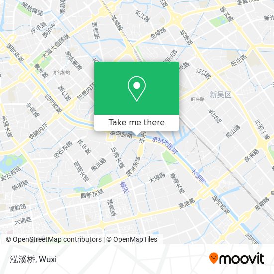 泓溪桥 map