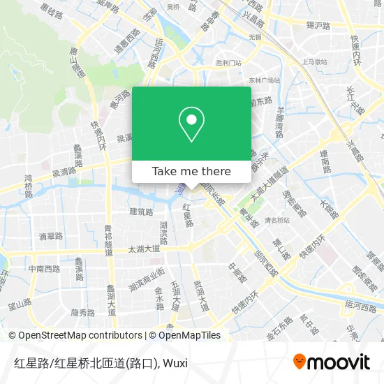 红星路/红星桥北匝道(路口) map