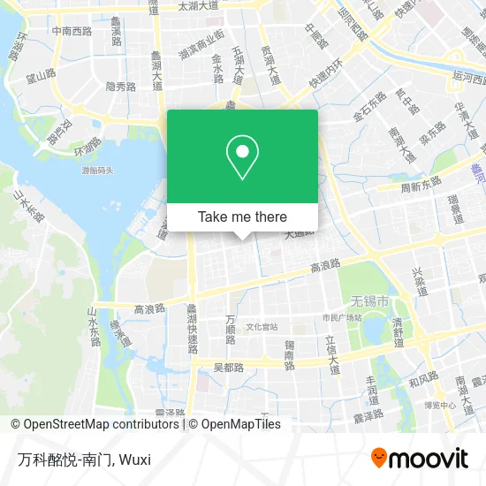 万科酩悦-南门 map