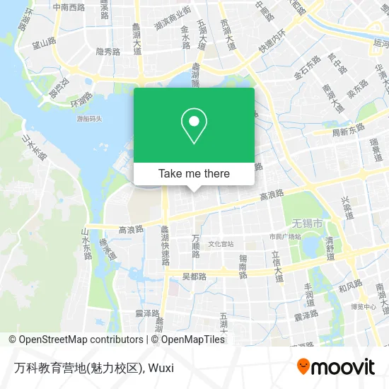 万科教育营地(魅力校区) map