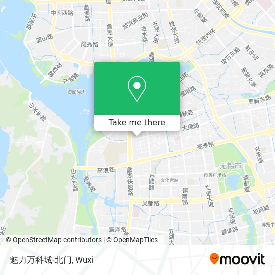 魅力万科城-北门 map