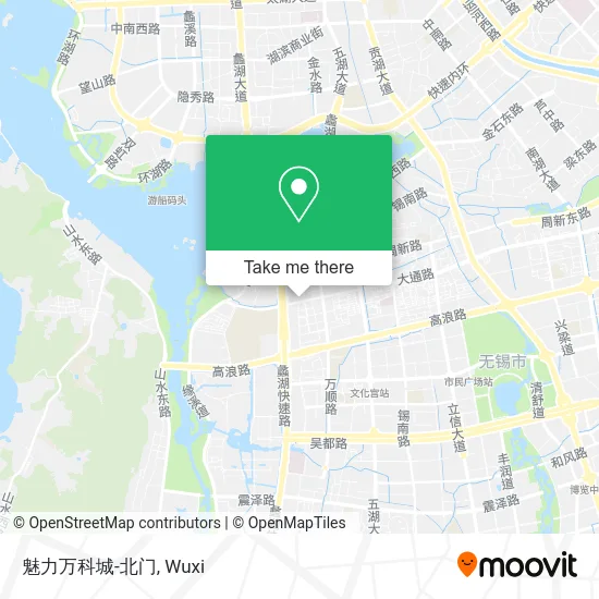 魅力万科城-北门 map