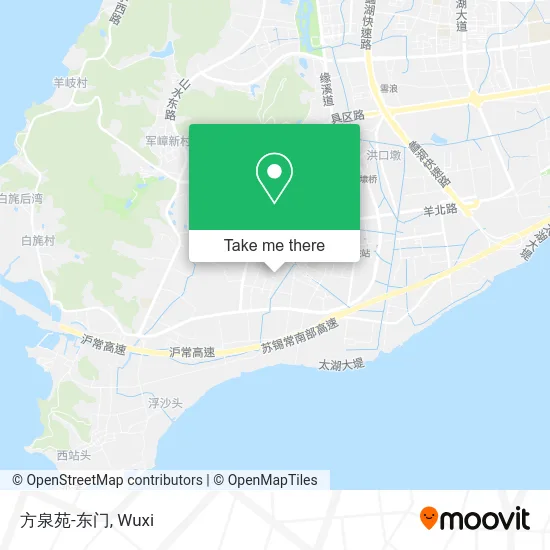 方泉苑-东门 map