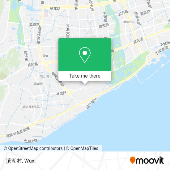 滨湖村 map