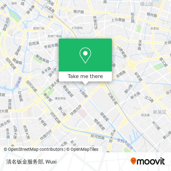 清名钣金服务部 map
