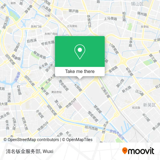 清名钣金服务部 map
