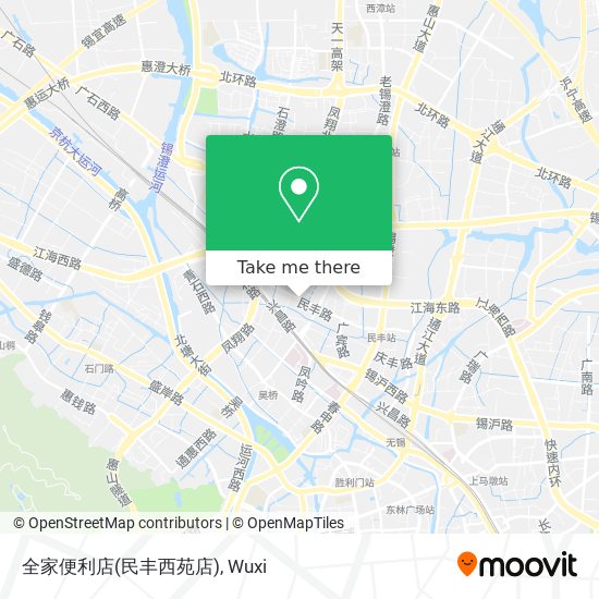 全家便利店(民丰西苑店) map