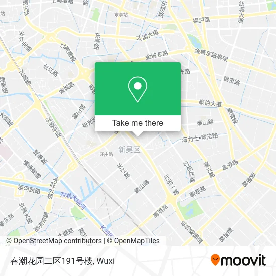 春潮花园二区191号楼 map