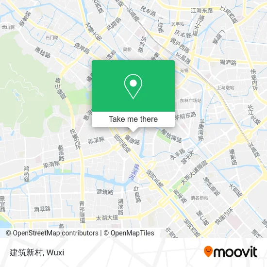 建筑新村 map