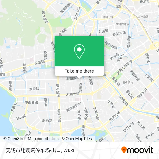 无锡市地震局停车场-出口 map