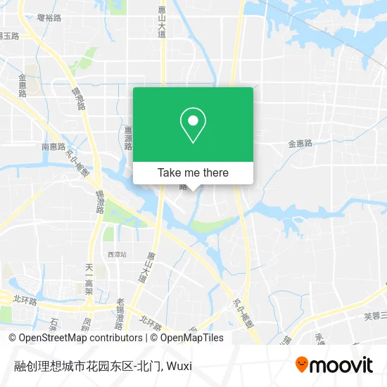 融创理想城市花园东区-北门 map