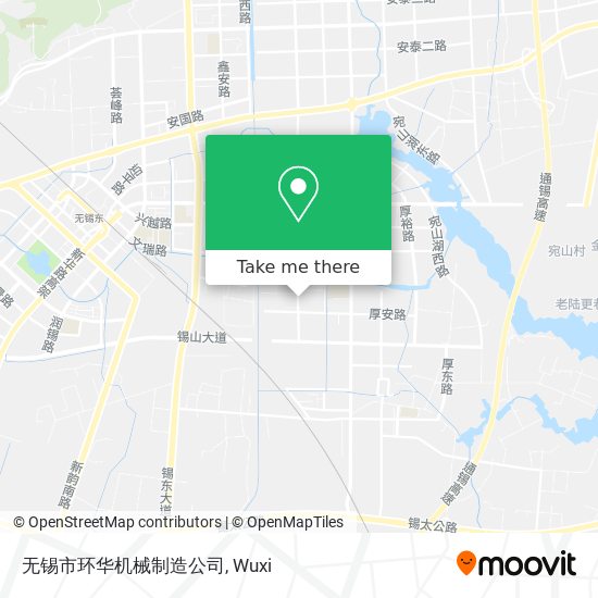 无锡市环华机械制造公司 map