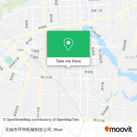 无锡市环华机械制造公司 map